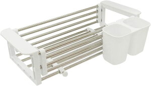 【10月1日~31日まで エントリーでポイント最大10倍】デイズ シンクスライドBOX 小物ポケット付き DS-03 水切りラック 水切りラック スリム