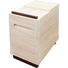オスマック 桐製 Rice Box 10kg用 キッチン用品 米びつ 米櫃 木製 湿気防止 桝付き ライスストッカー ナチュラル