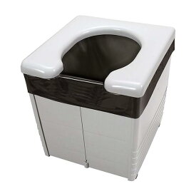 （株）サンコー 簡易ポータブルトイレ GY 簡易トイレ 非常用トイレ 防災用品 防災グッズ