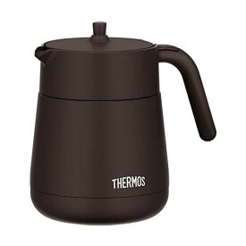 【4月25日限定 最大ポイント5倍】THERMOS サーモス 真空断熱ティーポット ブラウン TTE-700-BW キッチン用品 ステンレスポット 保温 保冷 おしゃれ シンプル スタイリッシュ ストレーナー付 茶こし付