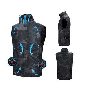 ファン付きウェア 扇風機作業服 冷却服 空冷ベスト エアコン服 ファン無し おしゃれ 作業服 春夏 UPF50+ UVカット 熱中症対策 働く ワークウェア 父の日 ファンベスト 最強 冷却ベスト おすす