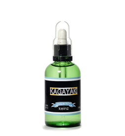 keinz 健康志向 PV完全無添加 ベイプ　リキッド 110ml ■ グリーンアップル メンソール　「 グリーンボトル KAGAYAKI 輝(メンズ)」 純度100％ 食品添加基準品グリセリン使用 【VG100 : PG 0】日本製