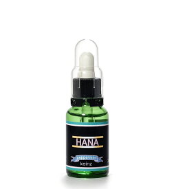 keinz 健康志向 ベイプ リキッド 30ml ■ 天然香料 ペパーミント メンソール 「グリーンボトル HANA 花(レディース)」 純度100％ 食品添加基準品グリセリン使用　PG(防腐剤)不使用　添加物は香料のみ　日本製