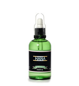 keinz 健康志向 ベイプ リキッド 110ml ■グリーンアップル メンソール 「 グリーンボトル HANA 花(レディース)」 純度100％ 食品添加基準品グリセリン使用 【VG100 : PG 0】日本製