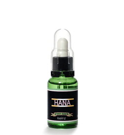 keinz 健康志向 ベイプ リキッド 30ml ■グリーンアップル メンソール 「 グリーンボトル HANA 花(レディース)」 純度100％食品添加基準品　グリセリン使用 【VG100 : PG 0】日本製