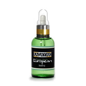 keinz 健康志向「ニコチンフリー」PG完全無添加　Vapeリキッド110ml ◆グリーンアップル・ ヨーロピアン 『グリンボトル ◆◇KAGAYAKI/輝(メンズ)』 食品添加物基準品純度100％グリセリン使用　ベースにも香料にもプロピレングリコールは無添加です。 ノンメンソール 日本製