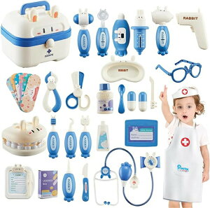 お医者さんごっこ おもちゃ おままごセット お医者さんセット 歯医者ごっこ遊び ウサギ ミニドクター おもちゃ プレイングゲーム 知育おもちゃ 社会性 言語力 想像力育ち ごっこ遊び 医者
