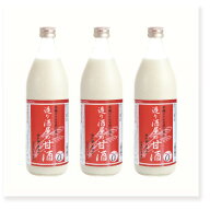 【年間ランキング1位：日本酒/焼酎】 受賞蔵 造り酒屋の甘酒 900mlx3本 【18分で16,000本売れた伝説の甘…