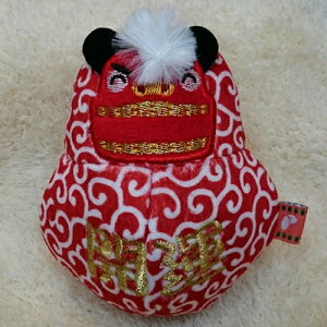 ポンポリース PeePee TOY からくさ獅子舞 レッド 【おもちゃ】【犬猫用品】【ぬいぐるみ】