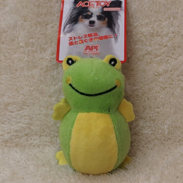 楽天市場 エーストイ カエル おもちゃ 犬猫用品 ぬいぐるみ 犬の里ケイズドッグ楽天市場店