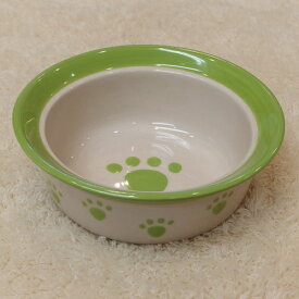 プラッツ　(PETRAGEOUS)　ペットパウ　ドッグボウル　SSサイズ　ライム　【犬の食器】【犬用品】