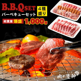 バーベキュー セット 肉 食材 1kg ( 牛肉 400g・鶏肉・豚肉・ソーセージ 各200g ) 合計 1000g 食の都 福岡の卸し問屋より直送 bbq 母の日 ギフト 母 へ の プレゼント ははの日 ははの日 ははのひ 母の日の贈り物 感謝 ありがとう 夏 夏バテ