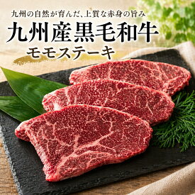 【送料無料】A4ランク以上 九州産黒毛和牛モモステーキ 100g/p 国産 和牛 冷凍 BBQ 送料無料 ※北海道 ・ 沖縄のぞく赤身の旨み 牛肉 厳選 国産和牛 ごちそうギフト 家族の食卓を彩る特別な贈り物