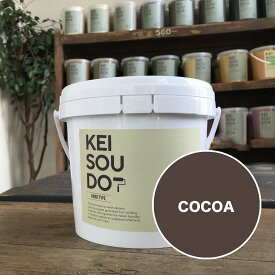 珪藻土 塗料 PAINT TYPE 1.5kg COCOA ココア ブラウン 茶 カラー 【送料無料】 DIY かんたん ペイント ローラー かわいい おしゃれ リフォーム リノベーション 天然素材 自然素材 アクセント壁 内装 インテリア 安心 安全 ぬりかべ 艶なし 調湿 消臭 漆喰 自社製品 日本製