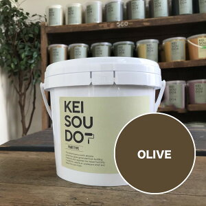 ]y h PAINT TYPE 1.5kg OLIVE I[u J[LO[  J[ yz DIY 񂽂 yCg [[ 킢  tH[ mx[V VRf Rf ANZg