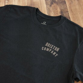 BRIXTON ブリクストン Tシャツ メンズ WOODBURN SHORT SLEEVE STANDARD TEE