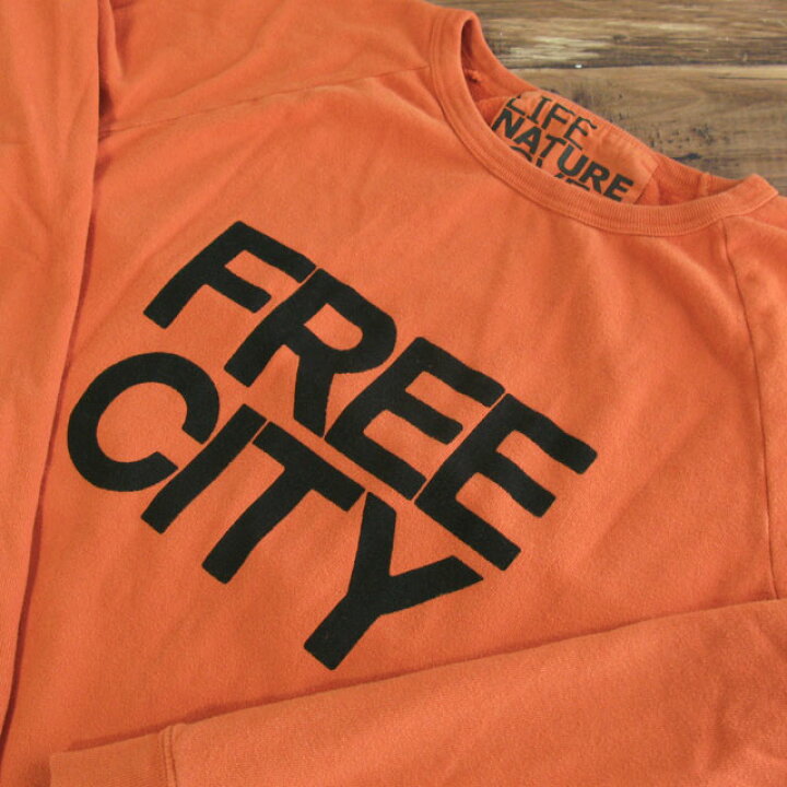楽天市場】FREE CITY フリーシティ ラグランスウェットシャツ LNLrag 