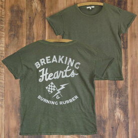 JUNK FOOD ジャンクフード レディース Tシャツ Breaking Hearts And Burning Rubber