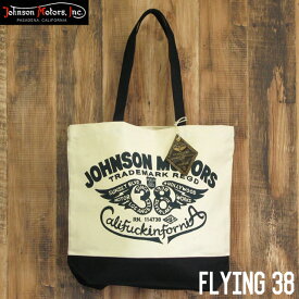 ジョンソンモータース キャンバス トートバッグ Johnson Motors Flying 38
