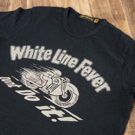 ジョンソンモータース Tシャツ メンズ Johnson Motors WHITE LINES