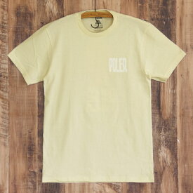 POLER ポーラー 丸胴 Tシャツ メンズ TIRED BOY TEE アイボリー