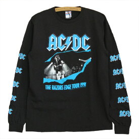 JUNK FOOD ジャンクフード ロングTシャツ メンズ AC/DC RAZORS EDGE TOUR 91