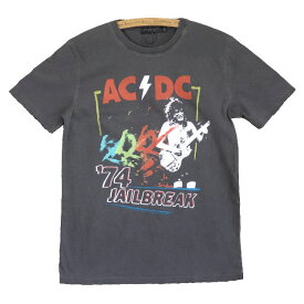 ジャンクフード Tシャツ メンズ JUNK FOOD AC/DC 74 JAILBREAK