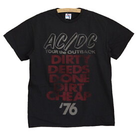 ジャンクフード 丸胴 Tシャツ メンズ JUNK FOOD AC/DC DIRTY DEEDS