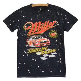 ジャンクフード ミラー ハイ ライフ レーシング 丸胴 Tシャツ JUNK FOOD Miller High Life Racing