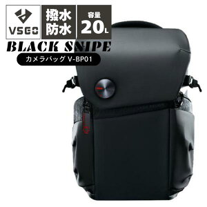 ���K�i VSGO �J�����o�b�O Black Snipe �u���b�N�X�i�C�v V-BP01 20L �����b�N ��჌�t �������H ����ɋ��� �o�b�N�p�b�N ���[�J�[����