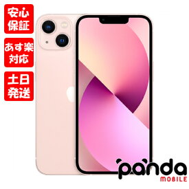 【4日20時からポイントUP! スーパーSALE あす楽発送】新品未開封品【Nランク】国内Appleストア版SIMフリー iPhone13 128GB ピンク MLNE3J/A 4549995282269【 docomo au SoftBank UQ Ymobile 楽天モバイル 対応】