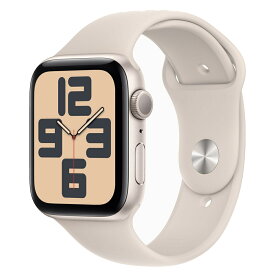 【4日20時からポイントUP! お買い物マラソン】新品未開封品【Nランク】Apple Watch SE 第2世代 GPSモデル 44mm アルミニウムケース A2723 ミッドナイト スターライト シルバー 送料無料