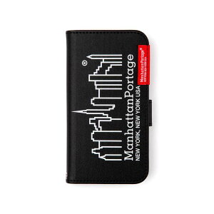 �y4��20������|�C���gUP! ���������}���\���zManhattan Portage PU LEATHER Book Type Case BLACK�yiPhone 13mini/13/13Pro/SE2/SE3/8/7�Ή��z�}���n�b�^���|�[�e�[�W �P�[�X �A�C�t�H���P�[�X �蒠�^�P�[�X �蒠�^ 
