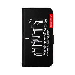 �y20��20������|�C���gUP! ���������}���\���zManhattan Portage PU LEATHER Book Type Case BLACK�yiPhone 13mini/13/13Pro/SE2/SE3/8/7�Ή��z�}���n�b�^���|�[�e�[�W �P�[�X �A�C�t�H���P�[�X �蒠�^�P�[�X �蒠�^ 