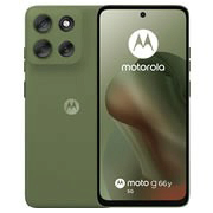楽天市場】【新品】moto g66y 5G 4GB+128GB Y!mobile [ディルグリーン 