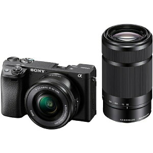 �y�V�i�zSONY ��6400 ILCE-6400Y �_�u���Y�[�������Y�L�b�g [�u���b�N]�y���������A�y�A�j�������z�y���������z