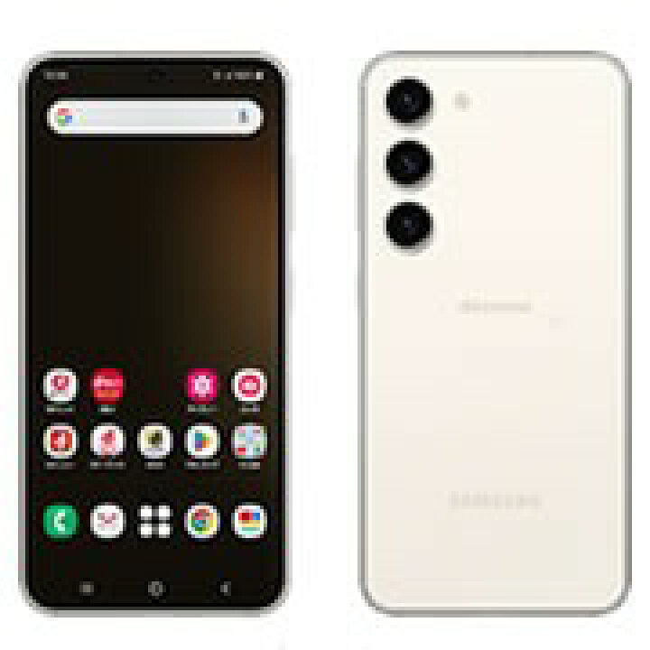 楽天市場】【あす楽】【新品】SAMSUNG Galaxy S23 SCG19 クリーム 