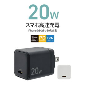 充電器 ACアダプター USB充電器 タイプC PD対応 パワーデリバリー 20ワット コンセント AC USB Type-C typec 20W Power Delivery ハイパワー 急速 高速 充電が速い 軽量 コンパクト 高出力 海外対応 iPhone スマホ スマートフォン iPad タブレット ラスタバナナ