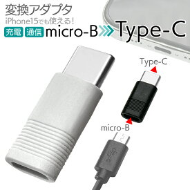 変換 アダプタ 充電 通信 タイプC マイクロUSB Type-C typec microUSB micro-B iPhone15 スマホ タブレット アイフォン スマートフォン ラスタバナナ