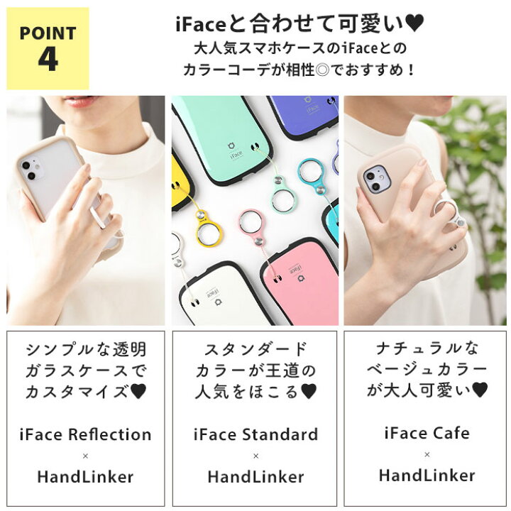 楽天市場 Iface対応カラー Handlinker Putto ベアリング 携帯ストラップ リングストラップ 落下防止 ストラップ スマホリング スマートフォン スマホ Iphone 携帯 ハンドリンカープット おしゃれ かわいい リング スマートフォン アンドロイド Android 可愛い