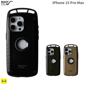 [iPhone 15 Pro Max専用]ROOT CO. GRAVITY Shock Resist Case Pro.(ブラック)【スマホアクセサリーグッズ Hamee】