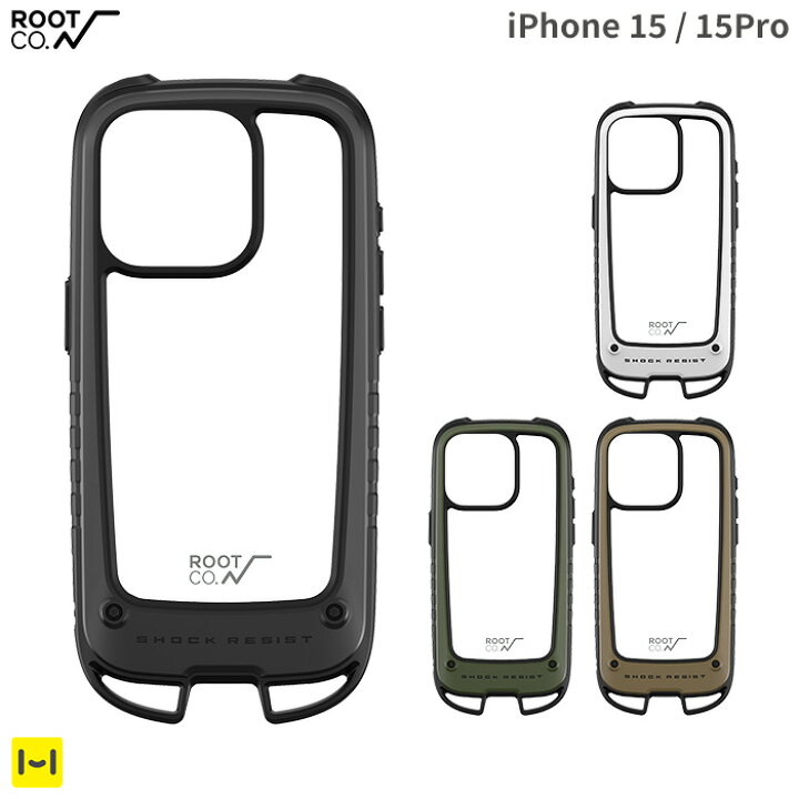 楽天市場】iPhone 15 iPhone 15 Pro ROOT CO. GRAVITY Shock Resist 