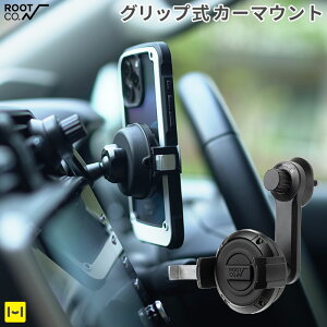 PLAY GRIP. SMART CAR MOUNT ver.2( ubN )y Obv g ACtH X}[gtH gѓdb gїp Œ t hamee n~B J[pi ֗ iPhone ֗ObY ubN  J[pi X}zX