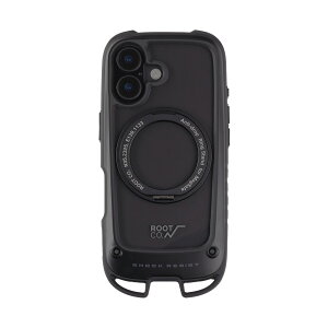 iPhone17 iPhone17e iPhone16e �P�[�X ROOT CO. GRAVITY Shock Resist Case Hold Plus.�y�X�}�z�A�N�Z�T���[�O�b�Y Hamee�z