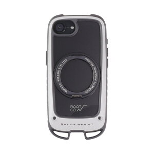 iPhone17 iPhone17e iPhone16e �P�[�X ROOT CO. GRAVITY Shock Resist Case Hold Plus.�y�X�}�z�A�N�Z�T���[�O�b�Y Hamee�z
