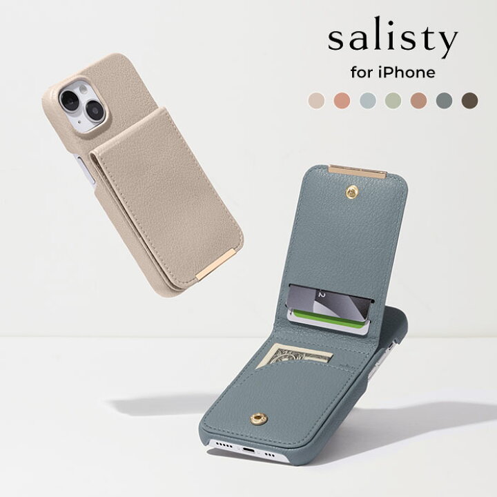 楽天市場 Iphone14 Iphone14pro Iphone13 13pro Se 第3世代 第2世代 8 7 カード収納 Salisty サリスティ キャッシュレス ケース Slim Iphoneケース スマホケース カード収納 キャッシュレス コンパクト ウォレット 財布 おしゃれ 大人 かわいい 大人可愛い シンプル