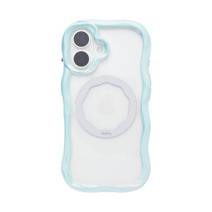 iFace���� BeBling Wave MagSafe�Ή� iPhone17 iPhone16 iPhone15 iPhone14 iPhone13 MagSynq �N���A�P�[�X�y�X�}�z�A�N�Z�T���[�O�b�Y Hamee�z