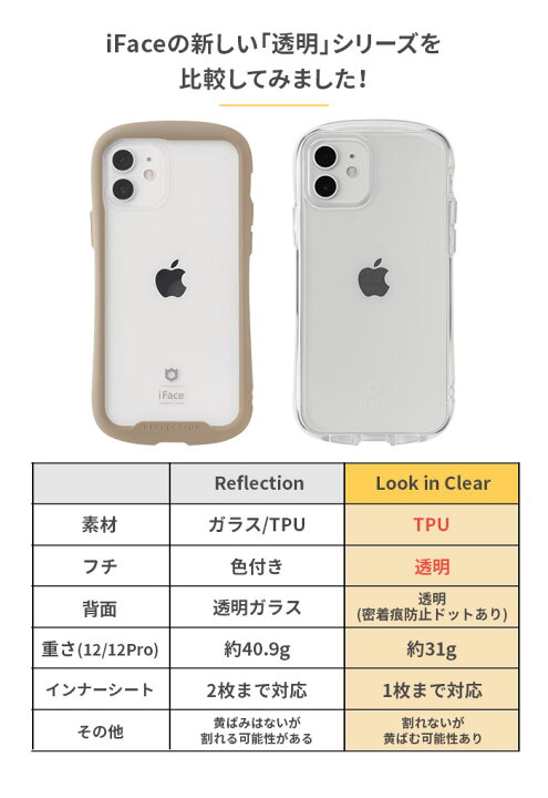 ラッピング無料】 iFace Look in Clear iPhone 14 Plus ケース クリア アイフェイス アイフォン14plus 用  iphone14プ