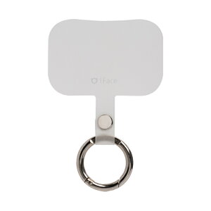 iFace公式 Hang and ストラップホルダー【 ストラップ ホルダー スマホ ショルダー 挟む はさむ 落下防止 ホルダーだけ ホルダーのみ 吊り下げ シンプル 無地 カラビナ 単品 単体 便利 シート ホ