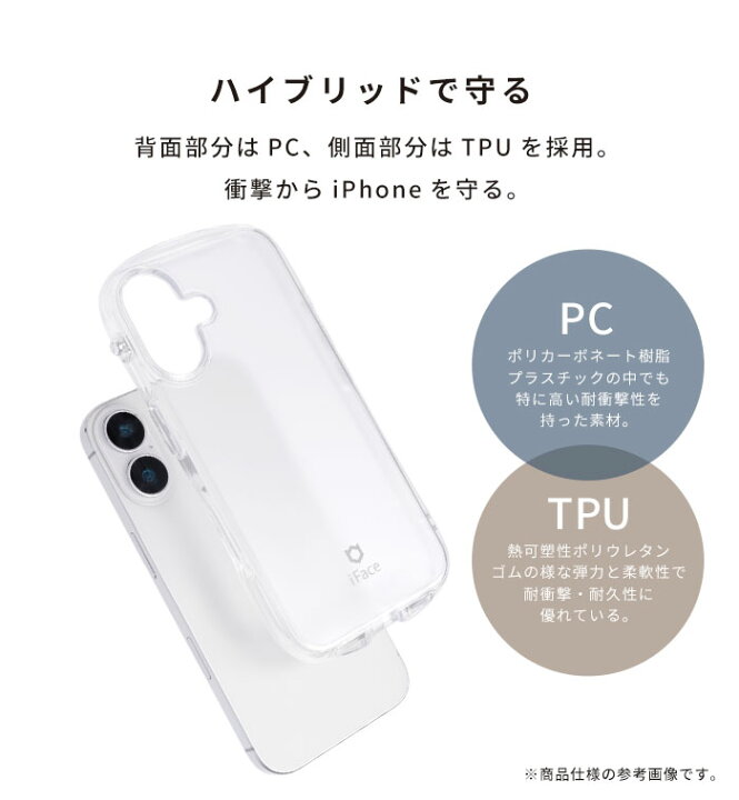 楽天市場】【公式】 iFace Look in Clear Hybrid ケース クリア 